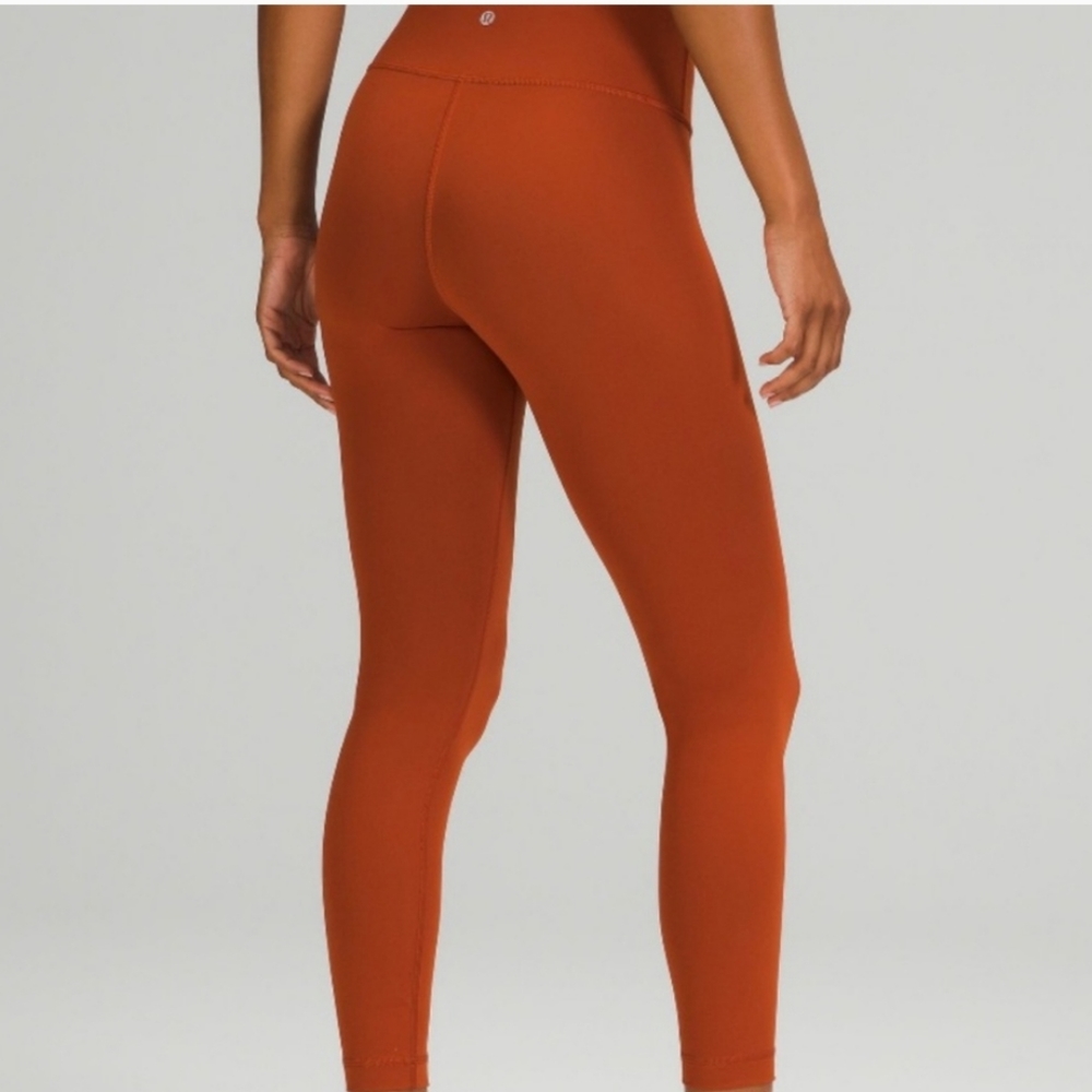 Lululemon Wunder Train High-Rise Tight 25"Aztec Brick